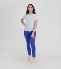 KONTAKT - Pantalon Slim Femme Avec Strass Métallique PACIFIQUE - Drest