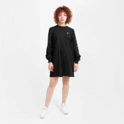 Kontakt - Robe Oversized Sweat Femme FORCE - Noir - Drest