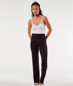 ETAM - Pantalon Fluide Taille Haute - NOIR - Drest -Pas Cher Mode Séduisante Magasin 642040905 6