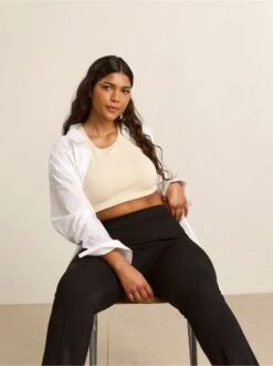 Lindex Femme - Pantalon Punto Black - Drest -Pas Cher Mode Séduisante Magasin 8103351 80 PS MX