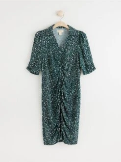 Lindex Femme - Floral Dress With Front Navy - Drest -Pas Cher Mode Séduisante Magasin 8410206 2150 PS F