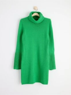 Lindex Femme - Robe En Maille à Manches évasées Strong Green - Drest -Pas Cher Mode Séduisante Magasin 8511283 6859 PS F