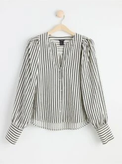 Lindex Femme - Chemisier à Manches Bouffantes Light Beige - Drest -Pas Cher Mode Séduisante Magasin 8514490 7403 PS F