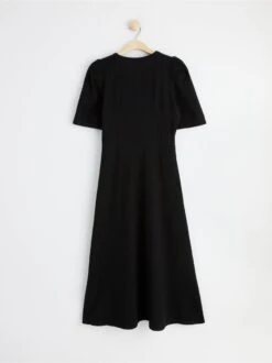 Lindex Femme - Robe Midi En Seersucker à Manches Black - Drest -Pas Cher Mode Séduisante Magasin 8542594 80 PS B