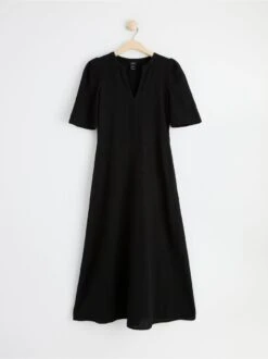 Lindex Femme - Robe Midi En Seersucker à Manches Black - Drest -Pas Cher Mode Séduisante Magasin 8542594 80 PS F