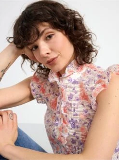 Lindex Femme - Blouse Sans Manches à Coral - Drest