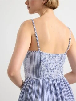 Lindex Femme - Robe Sans Manches - Mini-robe à Bretelles En Blue - Drest -Pas Cher Mode Séduisante Magasin 8577928 6838 PS MD