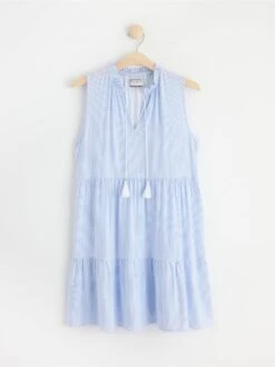 Lindex Femme - Robe Sans Manches à Volants Off White - Drest -Pas Cher Mode Séduisante Magasin 8583711 300 PS F