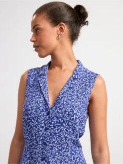 Lindex Femme - Mini-robe Sans Manches à Blue - Drest -Pas Cher Mode Séduisante Magasin 8592210 8579 PS MD