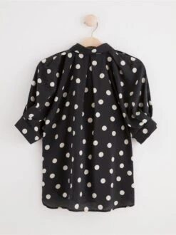 Lindex Femme - Chemisier à Manches Black - Drest -Pas Cher Mode Séduisante Magasin 8619125 80 PS B