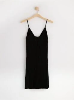 Lindex Femme - Mini-robe En Maille à Black - Drest -Pas Cher Mode Séduisante Magasin 8636490 80 PS B