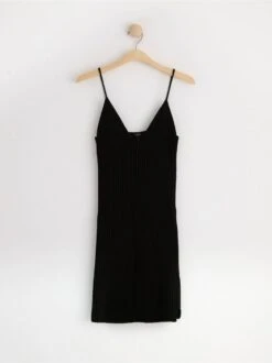 Lindex Femme - Mini-robe En Maille à Black - Drest -Pas Cher Mode Séduisante Magasin 8636490 80 PS F