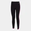 Joma Femme - LEGGING LONG FEMME COMBI TORNEO NOIR ROSE FLUO - Drest
