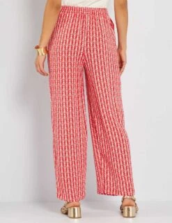 Kiabi Femme - Pantalon Large Taille Haute - Me_aop - Drest -Pas Cher Mode Séduisante Magasin AJY69 1 ZC3