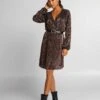Kiabi Femme - Robe En Maille Plissée Brillante - BRONZEPLEA - Drest