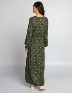 Kiabi Femme - Robe à Manches Longues - ME_GREENAR - Drest -Pas Cher Mode Séduisante Magasin APX97 2 ZC4
