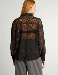 Kiabi Femme - Chemisier En Dentelle - REAL BLACK - Drest -Pas Cher Mode Séduisante Magasin ARD69 1 ZC5