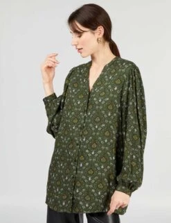 Kiabi Femme - Chemisier Imprimé - ME_GREENAR - Drest