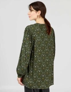Kiabi Femme - Chemisier Imprimé - ME_GREENAR - Drest -Pas Cher Mode Séduisante Magasin ARN30 2 ZC3