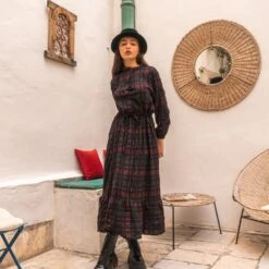 Guya Gang - Bohemian Lumberjack Dress - Drest