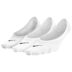 Nike - Chaussettes D'entraînement Footie Pour Femmes (3 Paires) - Blanc - Drest