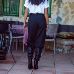 Guya Gang Femme - Pantalon De Costume Noir - Drest -Pas Cher Mode Séduisante Magasin HOU00041 600x600 1