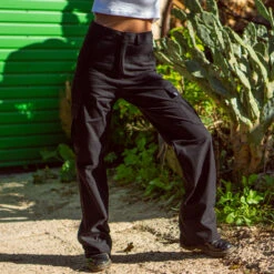 Guya Gang Femme - Pantalon Cargo Noir - Drest