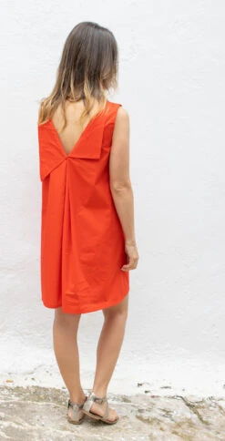 Zazou - Robe Baby Doll - Rouge Coquelicot - Drest -Pas Cher Mode Séduisante Magasin IMG 7612