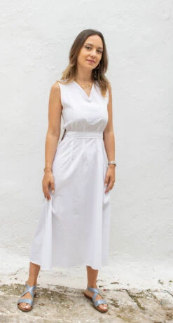 Zazou - Robe Saint Trop - Blanc - Drest