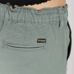 Kontakt - Jogger Cargo Femme - Vert - Drest -Pas Cher Mode Séduisante Magasin Jogger cargo femme 2