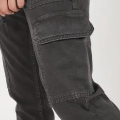 Kontakt - Jogger Cargo Femme - Noir - Drest -Pas Cher Mode Séduisante Magasin Jogger cargo femme