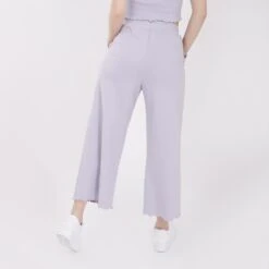 KONTAKT - Pantalon Côtelé Femme - Violet - Drest -Pas Cher Mode Séduisante Magasin Pantalon cotele femme 1