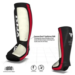 RDX - Neo Prene Shin Instep - Rouge Et Noir - Drest -Pas Cher Mode Séduisante Magasin RDXSGN T6R S M 2 qmzl 9o.jpg