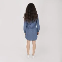 KONTAKT - Robe Chemise Femme En Jeans- ROBIN 366 - Drest -Pas Cher Mode Séduisante Magasin ROBE CHEMISE EN JEANS 1