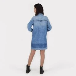 KONTAKT - Robe Chemise Femme En Jeans - COURTNEY 243 - Drest -Pas Cher Mode Séduisante Magasin ROBE CHEMISE FEMME EN JEANS COURTNEY 243