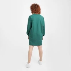 Kontakt - Robe Oversized Sweat Femme KHOMSA - Vert - Drest -Pas Cher Mode Séduisante Magasin Robe oversized sweat femme KHOMSA 2