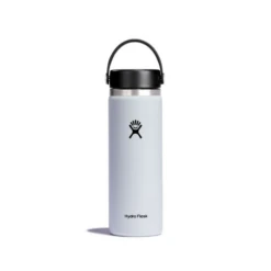 Hydro Flask - 20 Oz Bouche Large Avec Bouchon Flex Blanc - Drest