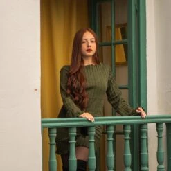 Guya Gang - Wild Bare Back Khaki Dress - Drest