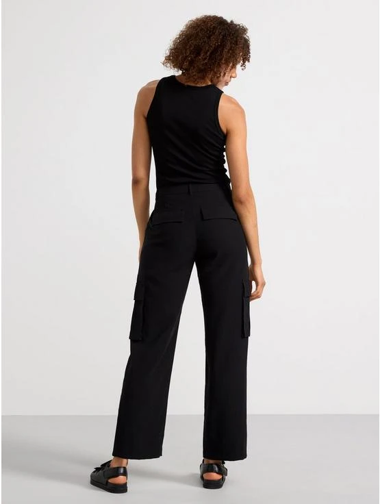 Lindex Femme - Pantalon Cargo - Black - Drest 2 Lindex Femme - Pantalon Cargo - Black - Drest – Image 2