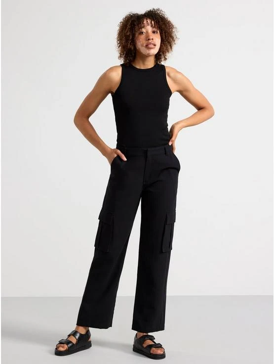 Lindex Femme - Pantalon Cargo - Black - Drest 1 Lindex Femme - Pantalon Cargo - Black - Drest