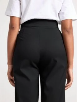 Lindex Femme - LYKKE Pantalon Large - Black - Drest -Pas Cher Mode Séduisante Magasin black lykke wide trousers 5