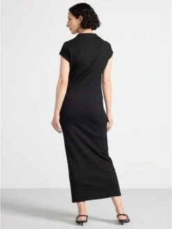 Lindex Femme - Robe Longue En Jersey - Black - Drest -Pas Cher Mode Séduisante Magasin black maxi dress in jersey 5