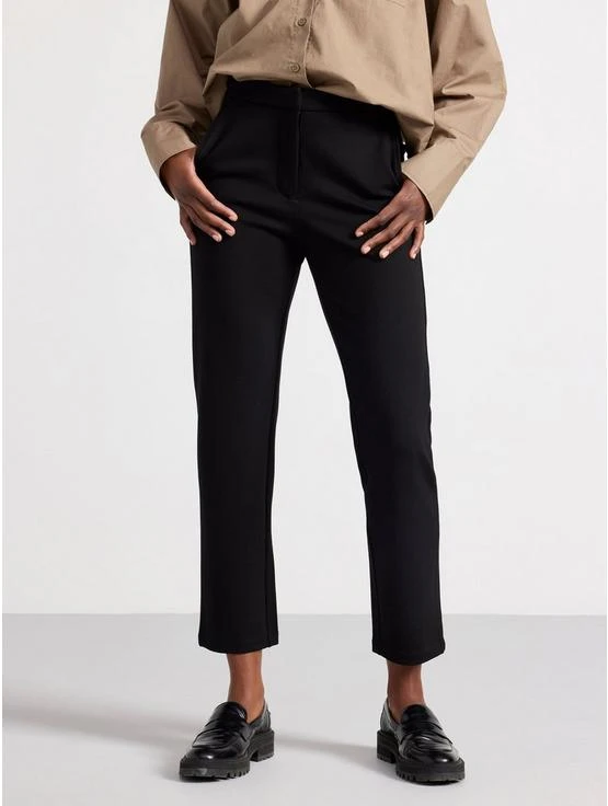 Lindex Femme - Pantalon Droit Punto - Black - Drest 2 Lindex Femme - Pantalon Droit Punto - Black - Drest – Image 2