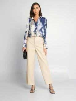 Kiabi Femme - Blouse Fluide à Manches Longues - TIEANDDYE - Drest