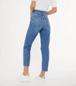 NewLook Femme - Khaki Denim High Waist Super Skinny Cargo Trousers - Drest -Pas Cher Mode Séduisante Magasin blue ripped knee high waist tori mom jeans 7