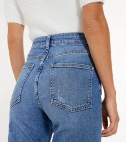 NewLook Femme - Khaki Denim High Waist Super Skinny Cargo Trousers - Drest -Pas Cher Mode Séduisante Magasin blue ripped knee high waist tori mom jeans 8