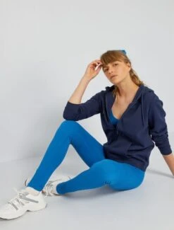 Kiabi Femme - Brassière De Sport Côtelé - Bleu - Drest