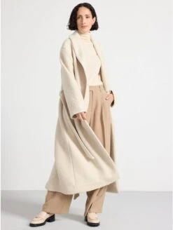 Lindex Femme - Pantalon Droit à Taille Régulière - Desert Brown - Drest