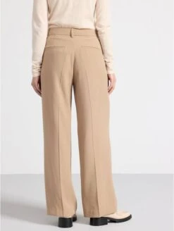 Lindex Femme - Pantalon Droit à Taille Régulière - Desert Brown - Drest -Pas Cher Mode Séduisante Magasin brown trousers straight with regular waist 4