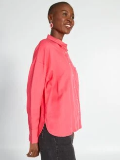 Kiabi Femme - Chemise Unie à Manches Longues - Rose - Drest 8 Kiabi Femme - Chemise Unie à Manches Longues - Rose - Drest -Pas Cher Mode Séduisante Magasin chemise unie a manches longues rose aee34 3 frb4